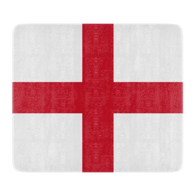 England Flag cbccbcn Schneidebrett (Vorderseite)