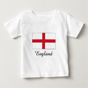 England Flag Design Baby T-shirt