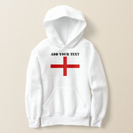 England Flag English Football Soccer Hoodie
