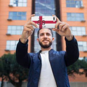 England Flag Fußball Stolz Benutzername Nummer iPhone 15 Pro Hülle