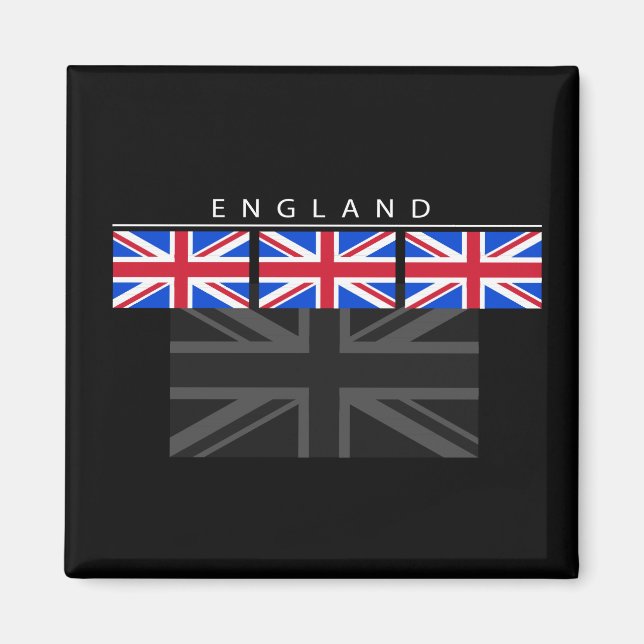 England Flag Magnet (Vorne)
