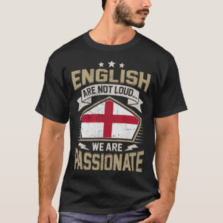 England Flag Passionierte Engländer & Frauen T-Shirt