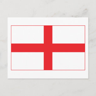 England Flag Postkarte