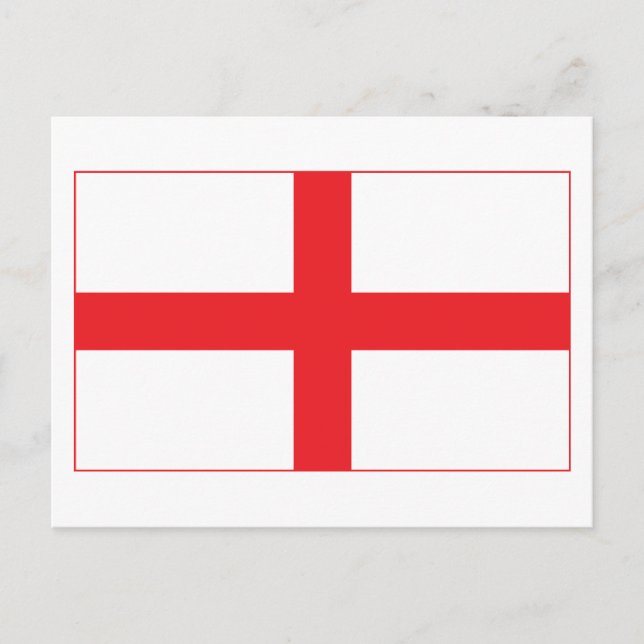 England Flag Postkarte (Vorderseite)