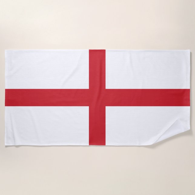 England Flag Strandtuch (Vorderseite)
