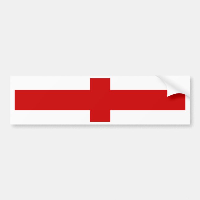 England-Flagge Autoaufkleber (Vorne)