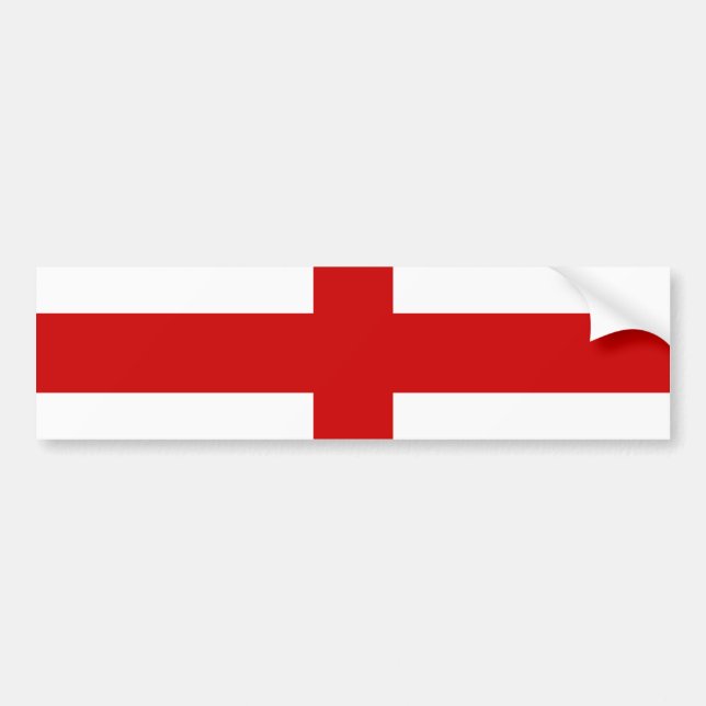 England-Flagge Autoaufkleber (Vorne)