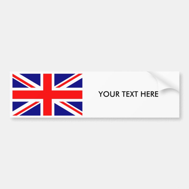 ENGLAND-FLAGGE Autoaufkleber (Vorne)