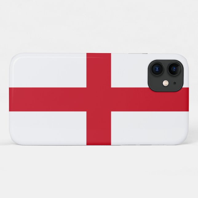 England-Flagge Case-Mate iPhone Hülle (Rückseite (Horizontal))