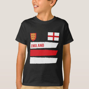 England-Flagge Englisch Fußball-Fan Männer Frauen  T-Shirt
