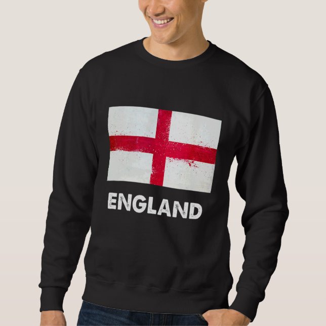 England-Flagge Englisch Sweatshirt (Vorderseite)