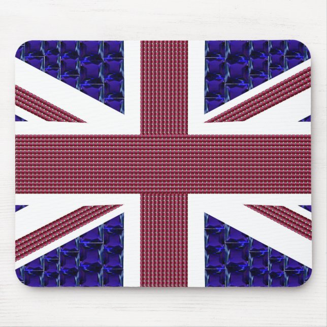 England-Flagge, Großbritannien-Flagge Mousepad (Vorne)