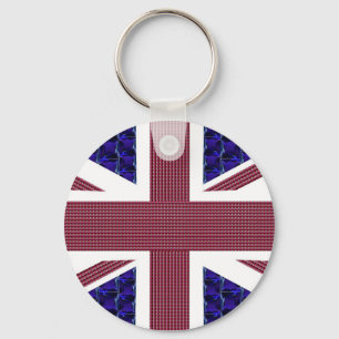England-Flagge, Großbritannien-Flagge Schlüsselanhänger