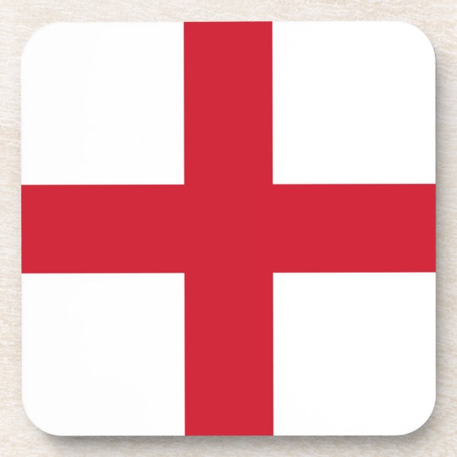 England Flagge Küste Getränkeuntersetzer (Vorderseite)