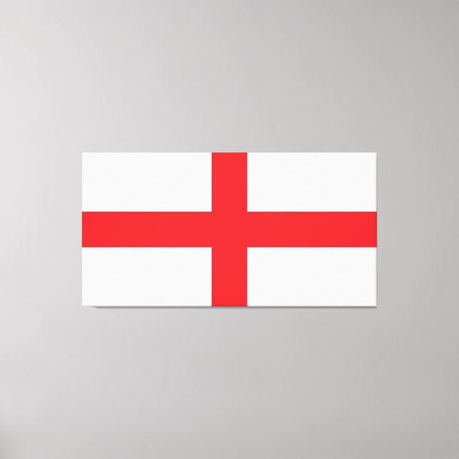England-Flagge Leinwanddruck (Vorderseite)