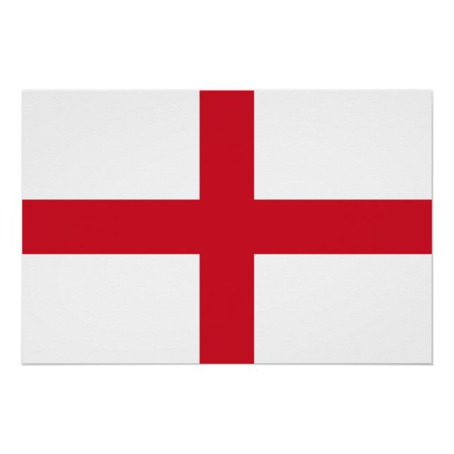 England-Flagge Poster (Vorderseite)