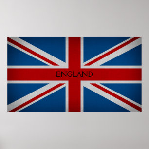 England-Flagge Poster