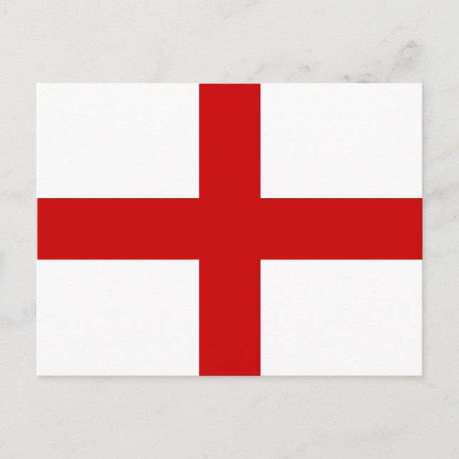 England-Flagge Postkarte (Vorderseite)