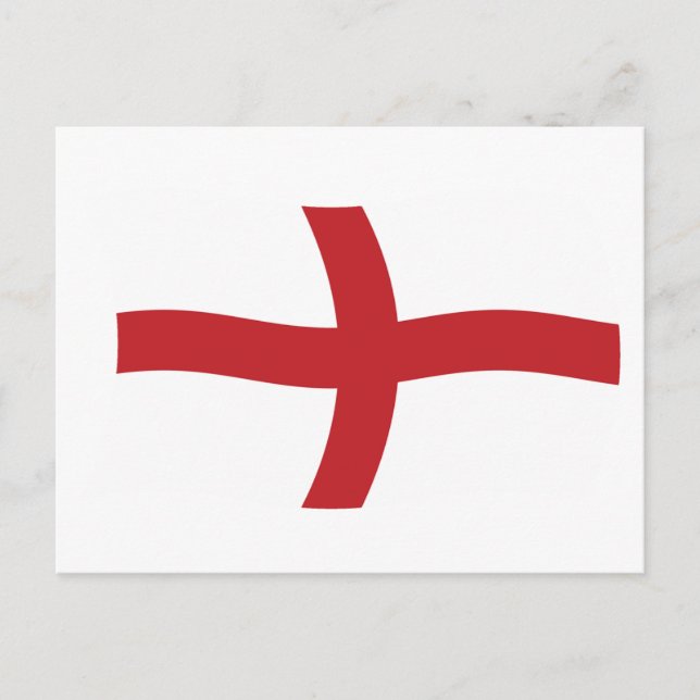 England-Flagge Postkarte (Vorderseite)