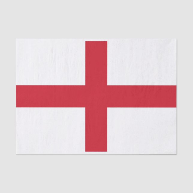 England-Flagge Seidenpapier (Vorderseite)