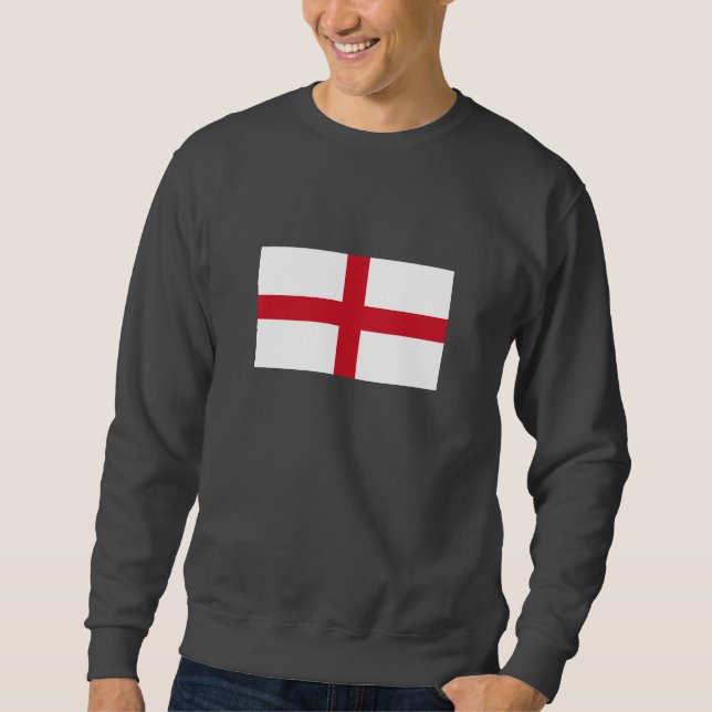 England-Flagge Sweatshirt (Vorderseite)