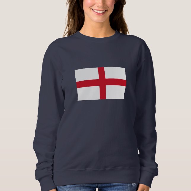 England-Flagge Sweatshirt (Vorderseite)