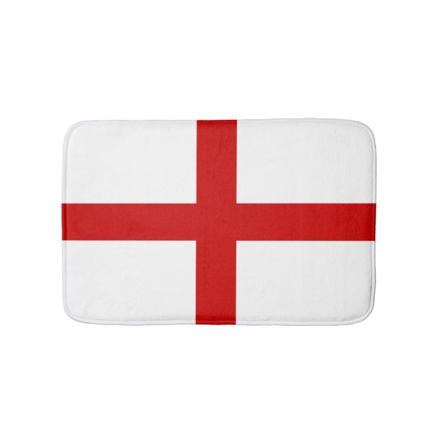 England-Flaggen-Knopf Badematte (Vorderseite)