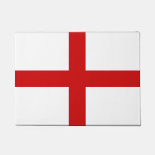 England-Flaggen-Knopf Fußmatte