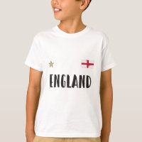 England Football Fan Shirt Englische Flagge