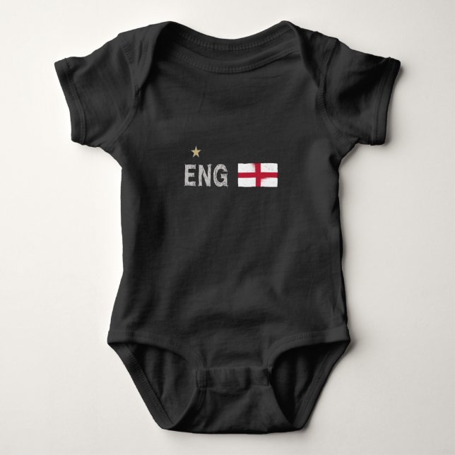 England Football Fan Shirt Englische Flagge (Vorderseite)
