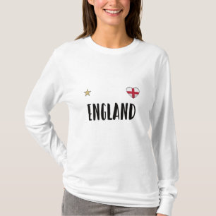 England Football Fan Shirt Englische Flagge