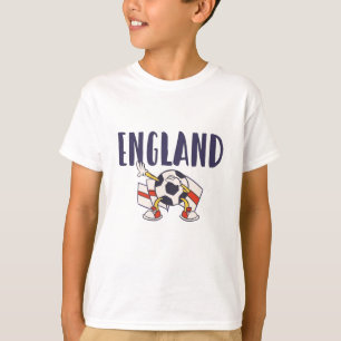 England Football Fan Shirt Englische Flagge