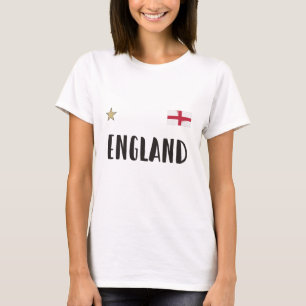 England Football Fan Shirt Englische Flagge