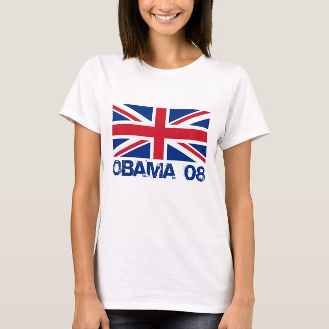 England für Obama T-Shirt (Vorderseite)