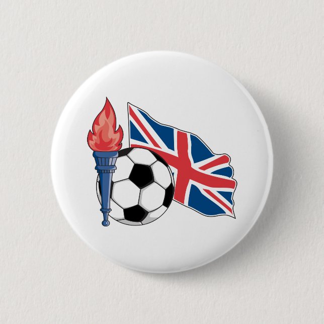 England-Fußball Button (Vorderseite)