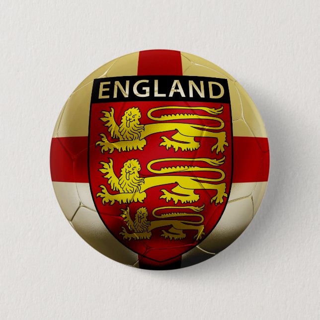 England-Fußball Button (Vorderseite)