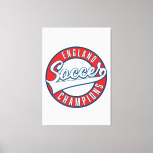England Fußball Champions Logo Leinwanddruck
