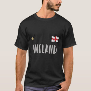 England Fußball Fan Shirt Englische Flagge