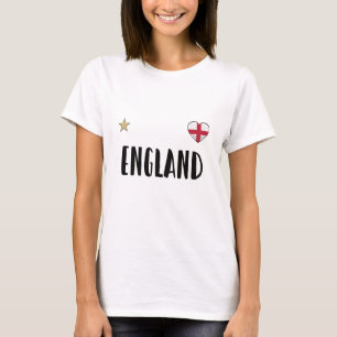 England Fußball Fan Shirt Englische Flagge