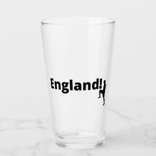 England Fußball Glas