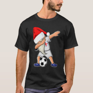 England Fußball-Gnom Weihnachten Englischer Garten T-Shirt
