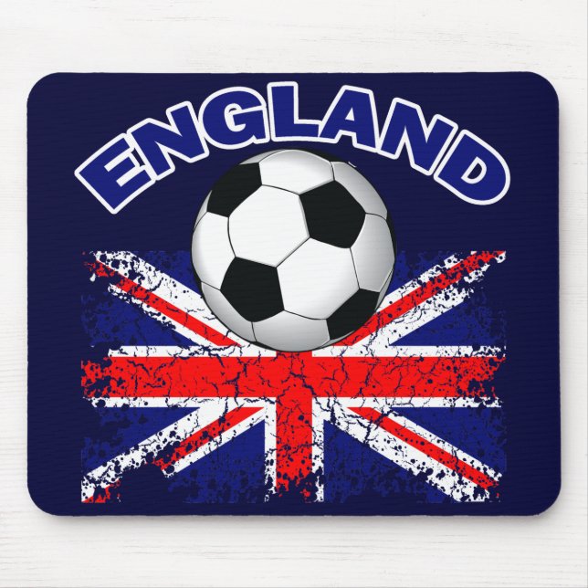 ENGLAND-FUSSBALL MOUSEPAD (Vorne)