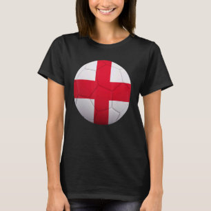 England Fußball National Ball England Flag Footbal T-Shirt