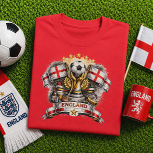 England Fußballfan St George Football Weltmeisters T-Shirt