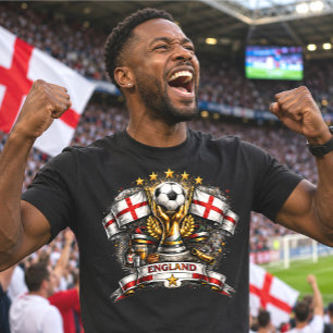 England Fußballfan St George Football Weltmeisters T-Shirt