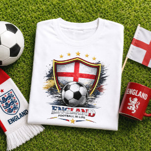 England Fußballfan St George Football Weltmeisters T-Shirt