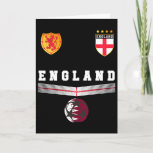 England Fußballfans Trikot Englische Flagge Fußll Karte