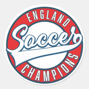 England Fußballmeister-Logo Runder Aufkleber