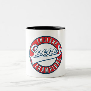 England Fußballmeister-Logo Zweifarbige Tasse