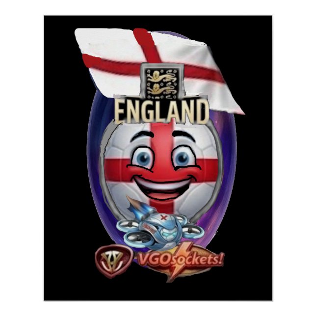 England-GBall Poster (Vorderseite)